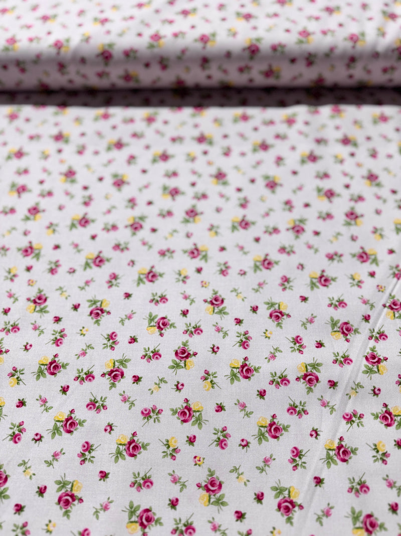 Tossed Tiny Rose Pink - Timeless Treasures – My Fabric Villa