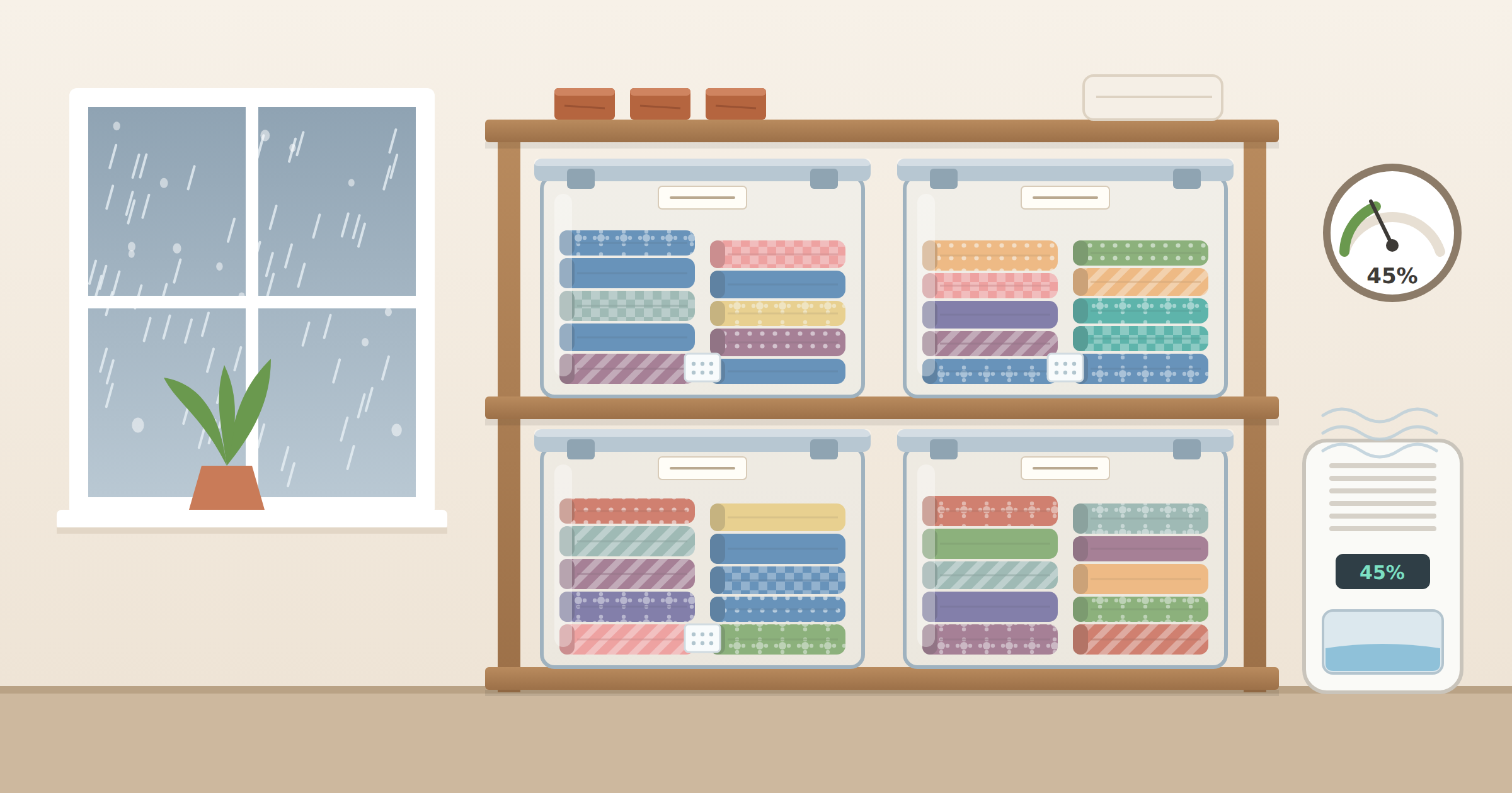 How to Store Fabric in a Humid Climate