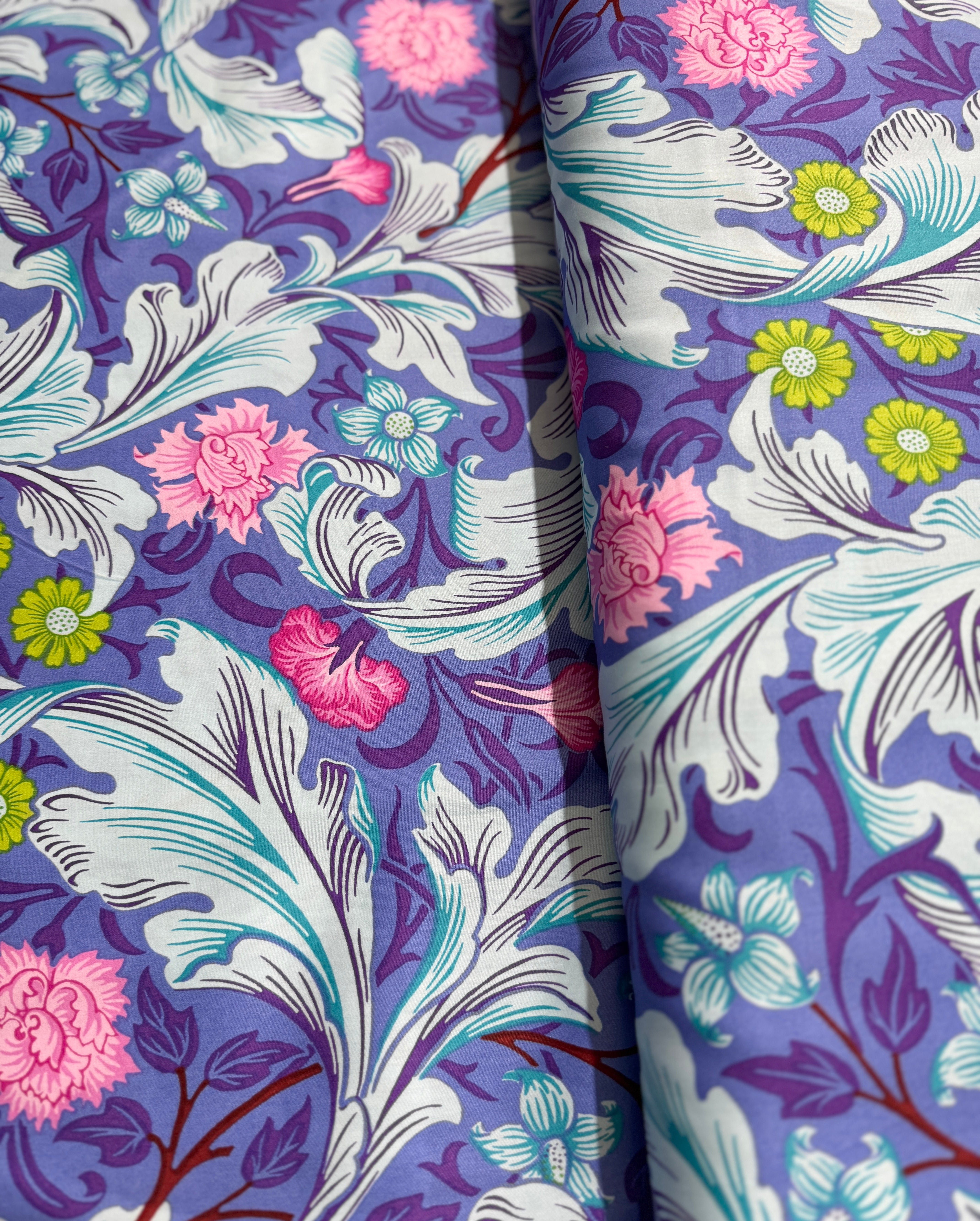 Leicester - Cobalt Wide Sateen 108" Wide Yardage