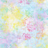 Pastel unicorn floral batik fabric with medium flowers by Timeless Treasures