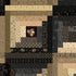Black Sheep Cottons Log Cabin Black quilting cotton fabric by Pam Buda for Marcus Fabrics featuring faux log cabin quilt blocks made from black, cream, taupe, gray, and brown reproduction prints.