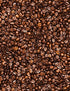 Timeless Treasures Coffee cotton fabric featuring a realistic digital print of roasted coffee beans covering the entire fabric.