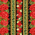 Scarlet Beauty - Geranium 11" Stripe Yardage