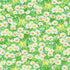 Painted white daisy floral cotton fabric by Timeless Treasures