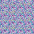 Digital cotton fabric Garden Delight - Geo Shapes by Timeless Treasures featuring pastel geometric mosaic shapes in purple, aqua, pink, and green.