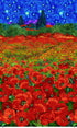 Poppy Dreams - Poppies Field Panel