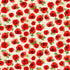 Red poppies on cream script cotton fabric from the Poppy Passion collection by Timeless Treasures