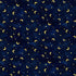 Navy cotton fabric with yellow moons and stars by Timeless Treasures