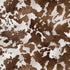 Realistic brown and white cowhide ponyskin print cotton fabric by Timeless Treasures