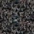 Realistic packed black cattle and cow cotton fabric by Timeless Treasures