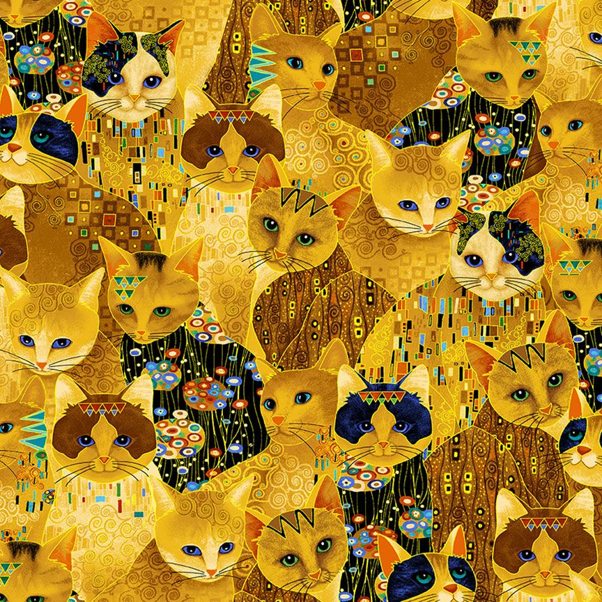 Cleo - Golden Bejeweled Cats- Remnant