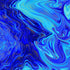 Escapade navy metallic marble fabric featuring flowing blue turquoise and aqua swirls with metallic accents