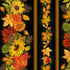 Thankful - Harvest 11" Stripe Metallic Yardage