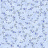 Sky blue floral vine fabric with gold metallic accents by Chong-a Hwang for Timeless Treasures.
