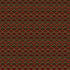 Gilded Plume Diamond Geo Metallic cotton fabric by Chong-A Hwang featuring red, green, and black geometric diamonds with metallic gold accents