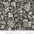 Agatha Road Floral Midnight Quilt Back Fabric by Fig Tree Co. for Moda Fabrics featuring white floral vines on a deep black background.