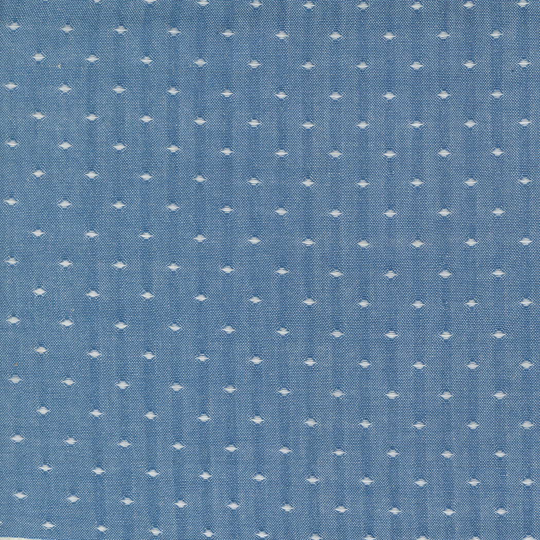 Denim and Daisies Wovens - Blue Jeans Dot Yardage