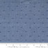 Summer Solstice Wovens Dobby Texture Nautical Blue woven cotton fabric featuring a rich blue background with subtle woven dobby texture by Pieces To Treasure for Moda Fabrics.