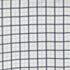 Summer Solstice Wovens Windowpane Nautical Blue woven cotton fabric featuring navy and sky blue windowpane plaid on an ivory background by Pieces To Treasure for Moda Fabrics.