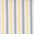 Summer Solstice Wovens Ticking Stripe Afternoon woven cotton fabric featuring yellow, navy, and sky blue ticking stripes on an ivory background by Pieces To Treasure for Moda Fabrics.