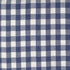 Summer Solstice Wovens Buffalo Check Nautical Blue woven cotton fabric featuring a classic navy blue and ivory buffalo check pattern by Pieces To Treasure for Moda Fabrics.
