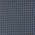 Summer Solstice Wovens Checks Nautical Blue woven cotton fabric featuring a fine navy blue and golden check pattern by Pieces To Treasure for Moda Fabrics.