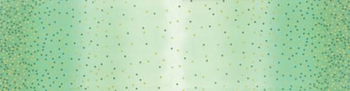 Ombre Confetti Metallic - Mint Yardage