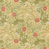 Morris Muse Seaweed Parchment quilting cotton by Barbara Brackman for Moda Fabrics featuring flowing seaweed vines, delicate coral flowers, and intricate botanical scrollwork on a soft parchment background.