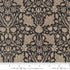 Morris Muse Triple Net Florals Ebony quilting cotton by Barbara Brackman for Moda Fabrics featuring parchment floral vines, tulips, acanthus leaves, and intricate botanical scrollwork on a rich ebony background.