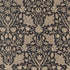 Morris Muse Triple Net Florals Ebony quilting cotton by Barbara Brackman for Moda Fabrics featuring parchment floral vines, tulips, acanthus leaves, and intricate botanical scrollwork on a rich ebony background.