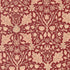 Morris Muse Triple Net Florals Russet quilting cotton by Barbara Brackman for Moda Fabrics featuring parchment floral vines, tulips, acanthus leaves, and intricate botanical scrollwork on a warm russet background.