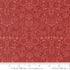 Morris Muse Sunflower Damask Russet quilting cotton by Barbara Brackman for Moda Fabrics featuring an intricate William Morris-inspired damask with stylized sunflowers, grapes, scrolling vines, and botanical motifs in warm tone-on-tone russet.