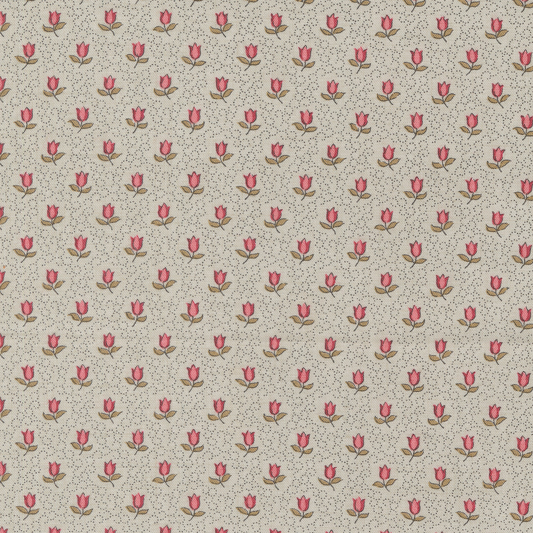 Antoinette Smoke - Small Floral by Moda
