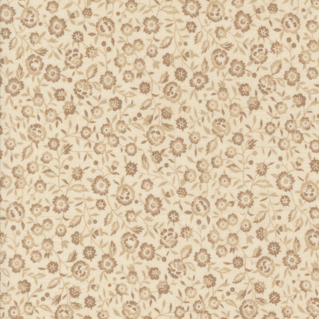 Sacre Bleu Renoncule Florals Pearl fabric by French General for Moda
