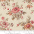 Vintage floral quilting cotton fabric with delicate pink floral bouquets on pearl cream background by French General for Moda Fabrics