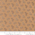 Small floral blender quilting cotton fabric with delicate taupe botanical sprigs on warm tea background by French General for Moda Fabrics