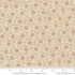 Delicate taupe floral vine quilting cotton fabric on roche pearl background by French General for Moda Fabrics