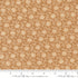 Cream floral vine quilting cotton fabric on warm tea background by French General for Moda Fabrics
