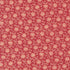Cream floral vine quilting cotton fabric on rouge red background by French General for Moda Fabrics