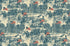 America 250 Stonehenge Toile Navy Beige fabric featuring historic American scenes, eagles, and waving American flags on a parchment background by Linda Ludovico for Northcott Fabrics.