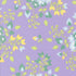 A close-up of Sherbet Sunshine Floral Bouquets Lavender Flannel Fabric by Corey Yoder for Moda Fabrics, showing soft cotton flannel with yellow and green floral sprays on a lavender background.