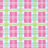 A close-up of Sherbet Sunshine Plaid Petal Pink Flannel Fabric by Corey Yoder for Moda Fabrics, featuring a soft plaid design in pink, green, blue, and white on cozy cotton flannel.