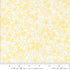 Sherbet Sunshine Floral Outlines Sunshine flannel fabric by Corey Yoder of Coriander Quilts for Moda Fabrics featuring yellow floral outlines on white background.