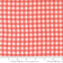 Sherbet Sunshine Flannel Gingham Strawberry fabric by Corey Yoder of Coriander Quilts for Moda Fabrics featuring red and cream gingham check pattern.