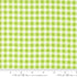 Sherbet Sunshine Flannel Gingham Leaf fabric by Corey Yoder of Coriander Quilts for Moda Fabrics featuring light green and white checkered pattern.