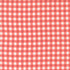 Sherbet Sunshine Flannel Gingham Strawberry fabric by Corey Yoder of Coriander Quilts for Moda Fabrics featuring red and cream gingham check pattern.
