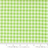 Fruit Salad Gingham Lime premium quilting cotton featuring a classic lime green and white gingham check by Corey Yoder for Moda Fabrics.