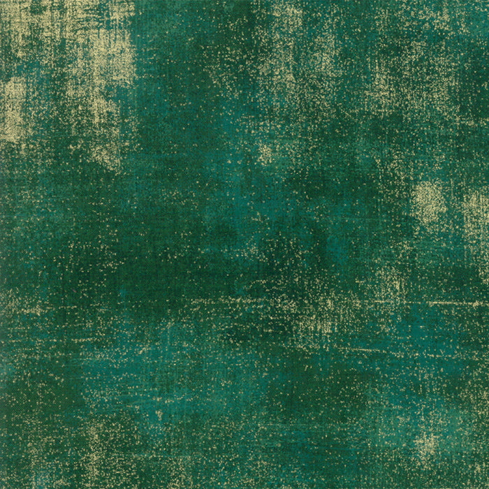 Grunge Metallic - Grunge Pine Yardage