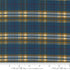 Lydia's Lace - Plaid Indigo Yardage