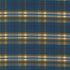 Lydia's Lace - Plaid Indigo Yardage